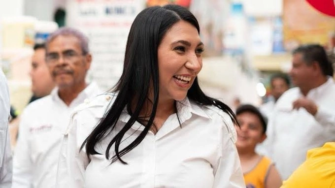 Gisela Gaytán en campaña en imagen de archivo tomada de sus redes sociales.