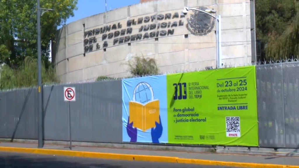 La Feria del Libro del TEPJF se realizará del  23 al 25 de octubre. Imagen tomada del video compartido en la cuenta de X @TEPJF_informa