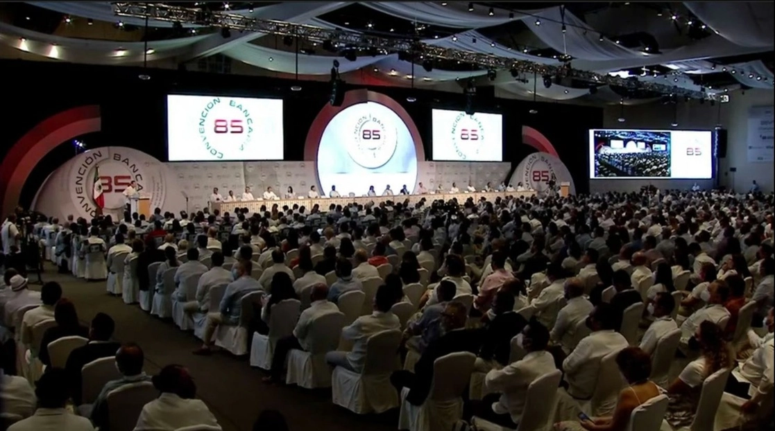 La Convención Bancaria realizada en Acapulco, Guerrero, en marzo de este año. Foto cortesía Presidencia 