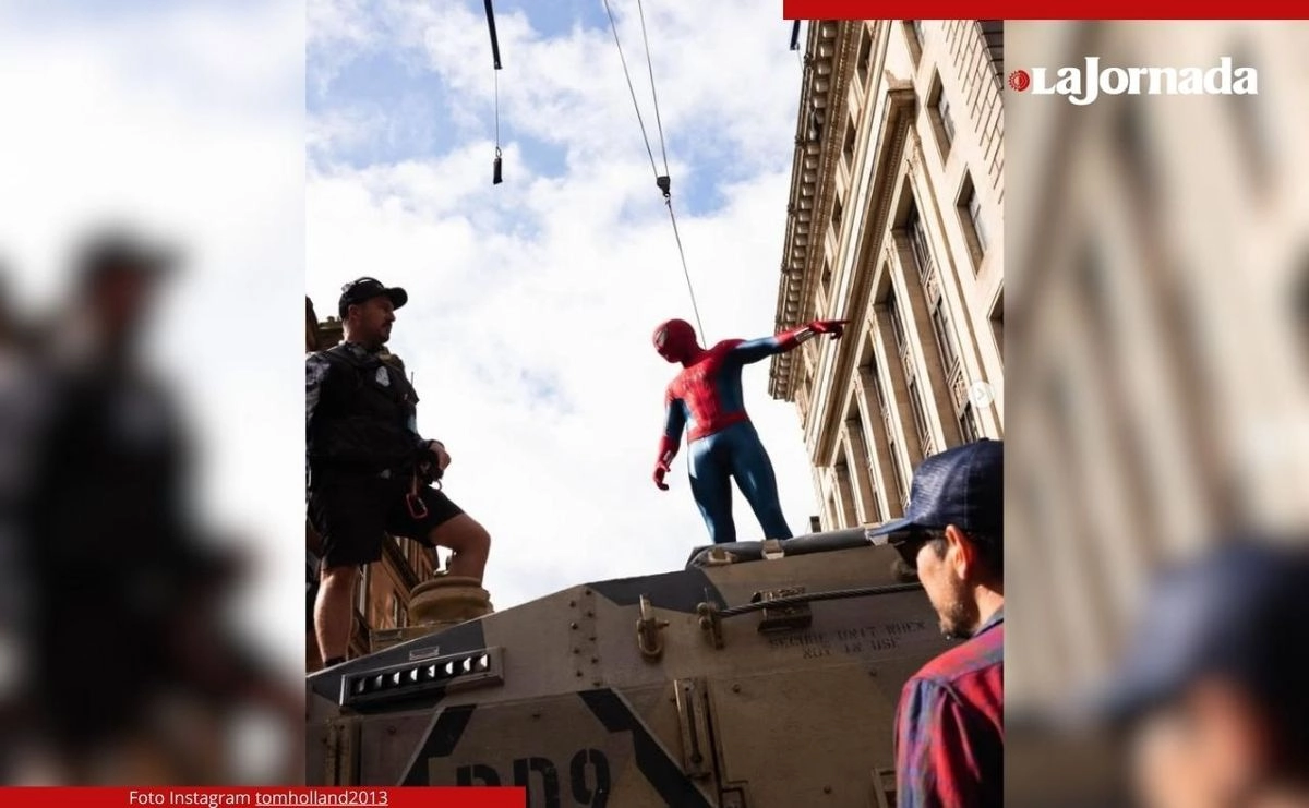 'Spider-Man: Brand New Day' será la cuarta entrega en solitario del superhéroe de Marvel; escenas de la cinta fueron rodadas en la ciudad de Basingstoke, en Hampshire, Inglaterra. Foto tomada del Instagram