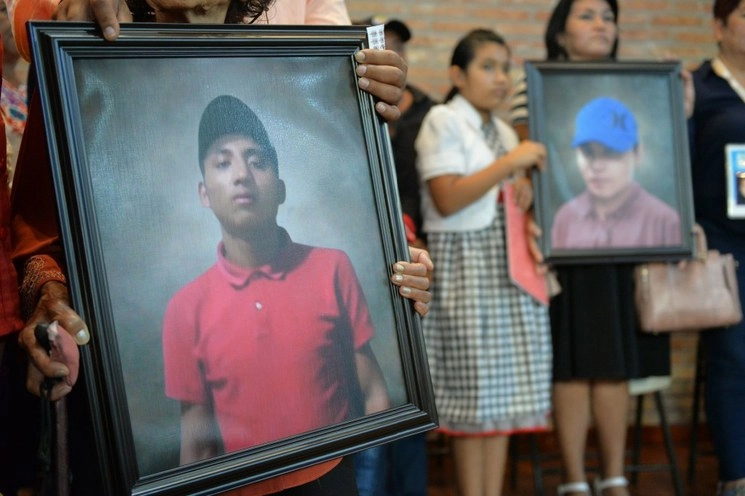 Familiares de desaparecidos en Veracruz. Foto Cuartoscuro/ archivo