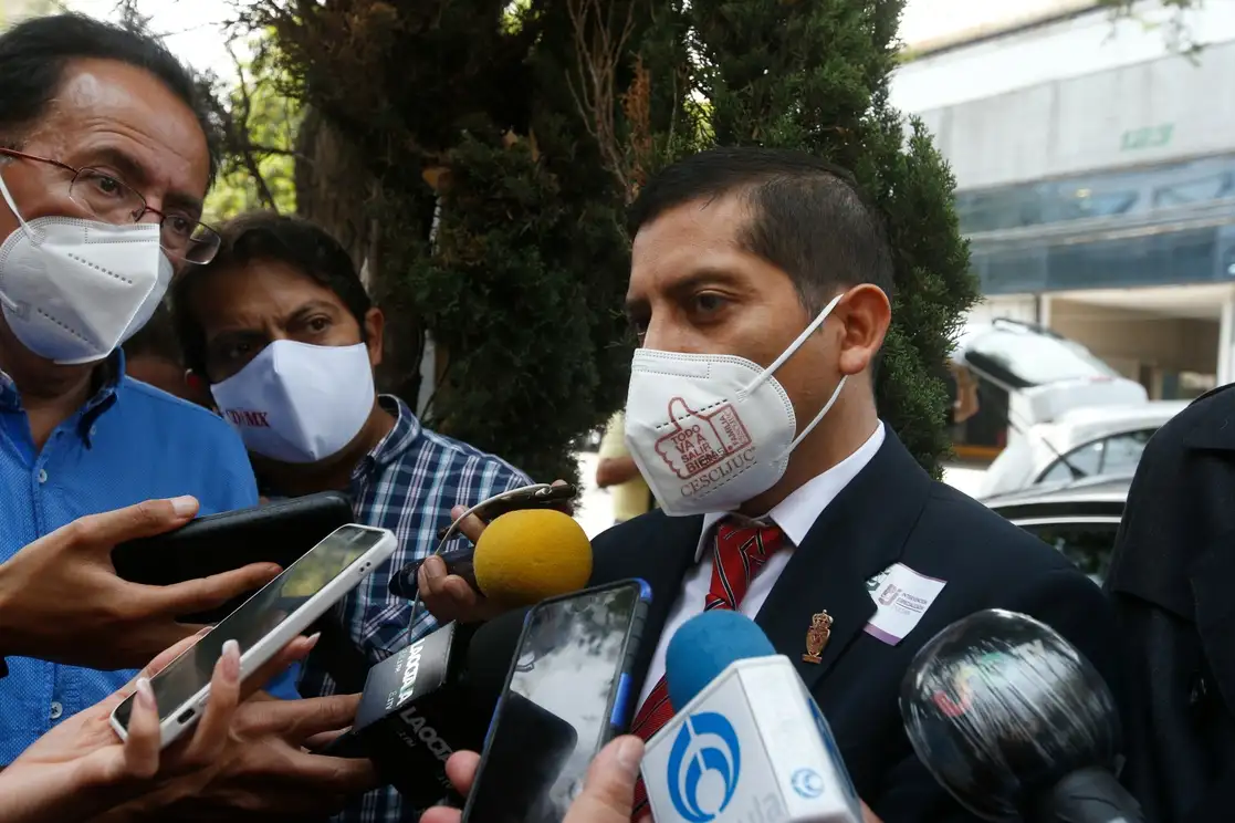 Christopher Estupiñán, abogado de algunas de las víctimas del colapso de la línea 12 del Metro. Foto: Alfredo Domínguez