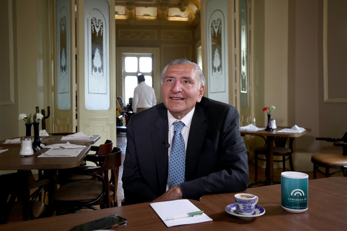Imagen de archivo de Adán Augusto López, secretario de Gobernación. Foto María Luisa Severiano