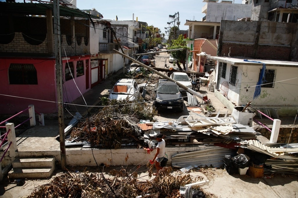 Afectaciones tras el paso de 'Otis' por Acapulco, Guerrero. Foto Víctor Camacho