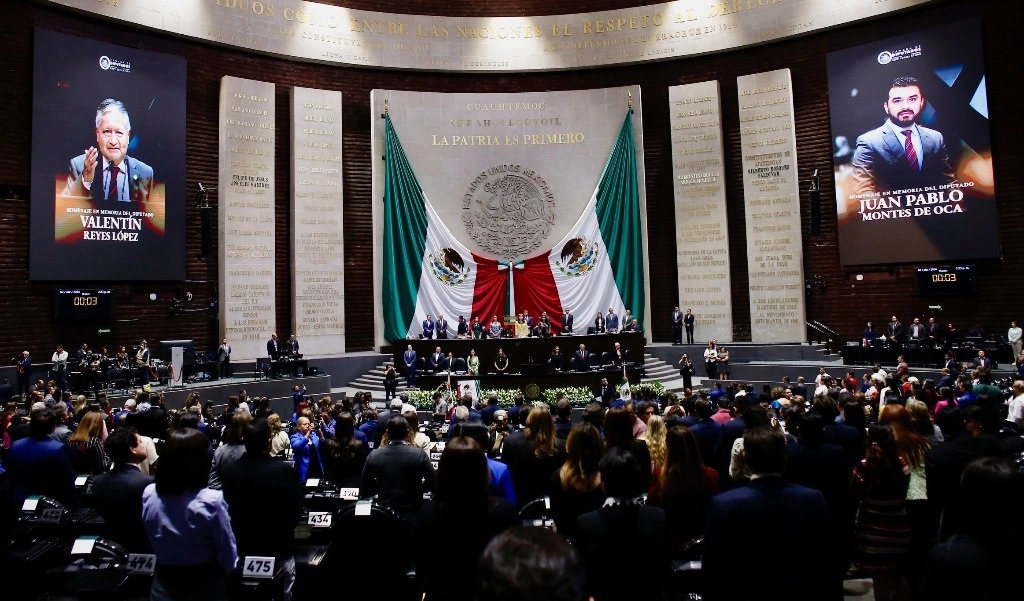 Sala de sesiones de la Cámara de Diputados. Foto María Luisa Severiano