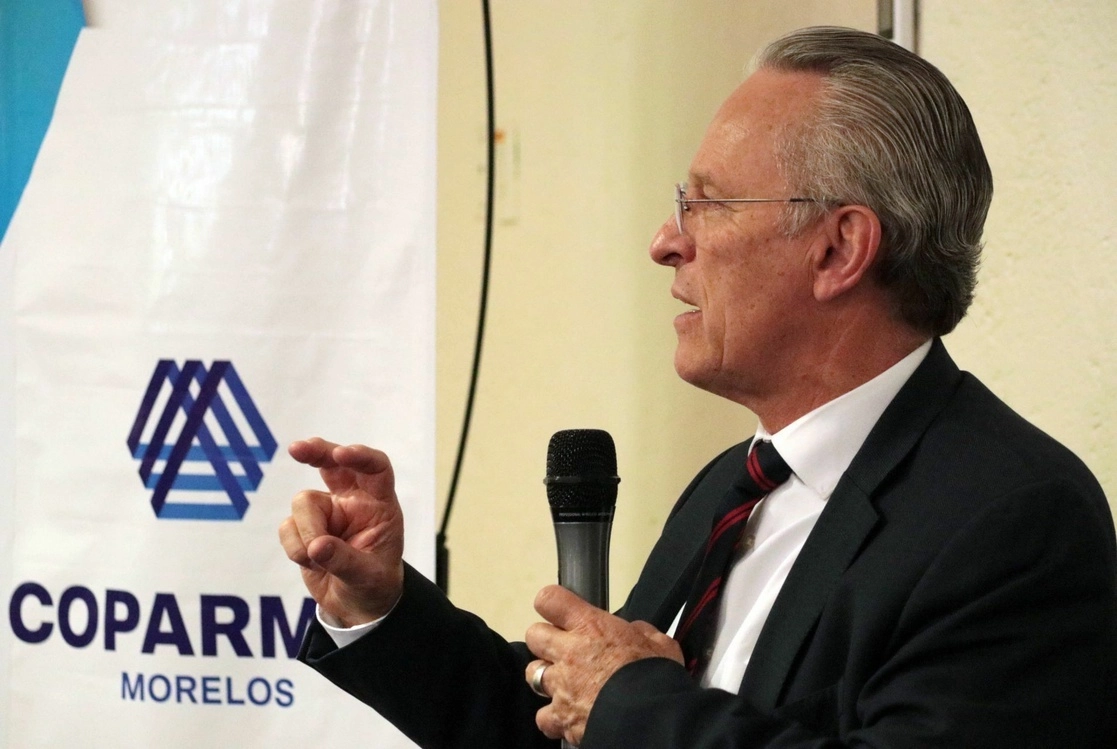 José Medina Mora Icaza, presidente nacional de la Coparmex, comentó que se requiere colaboración entre ambas naciones para detener el tráfico de fentanilo y de armas hacia México. Foto Cuartoscuro / Archivo