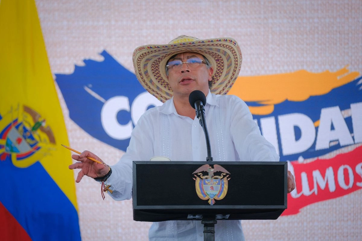  El presidente colombiano, en una imagen del sábado, dijo que la lucha contra los cárteles del narcotráfico debe ser multinacional y coordinada.´