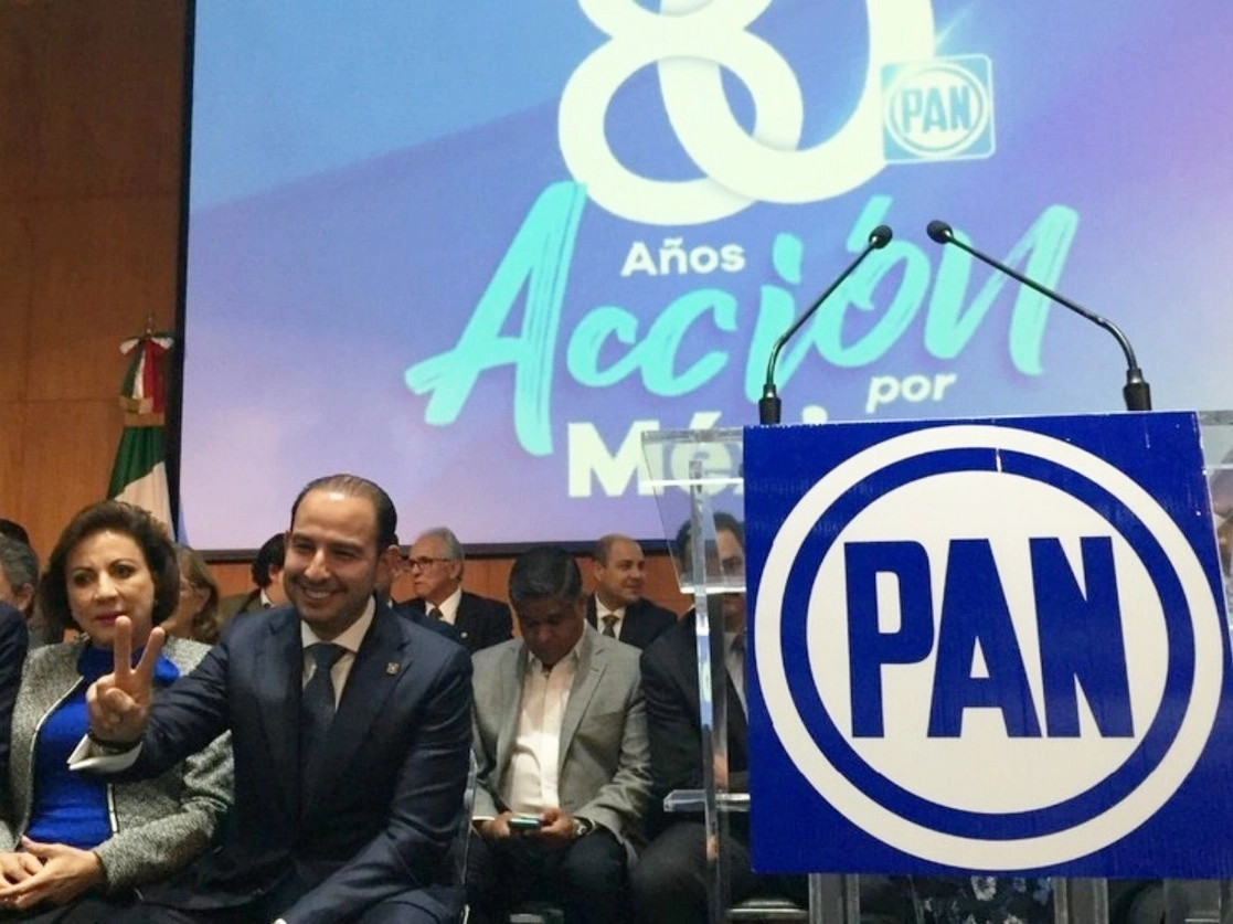 El dirigente nacional del PAN, Marko Cortés. Foto Guillermo Sologuren / Archivo 