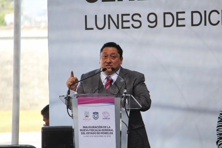 Imagen de archivo del fiscal de Morelos, Uriel Carmona. Foto Rubicela Morelos