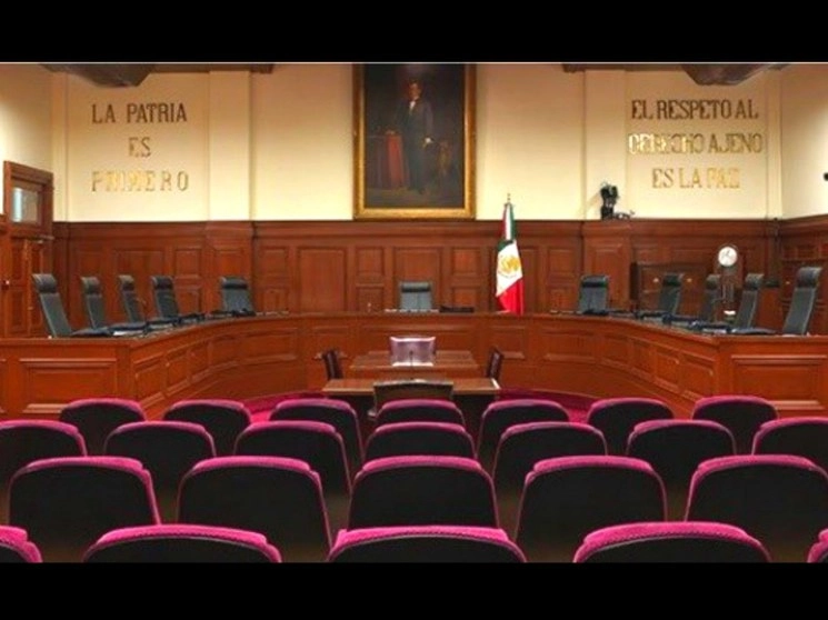 Salón de Plenos de la SCJN. Foto tomada del sitio de la Suprema Corte

