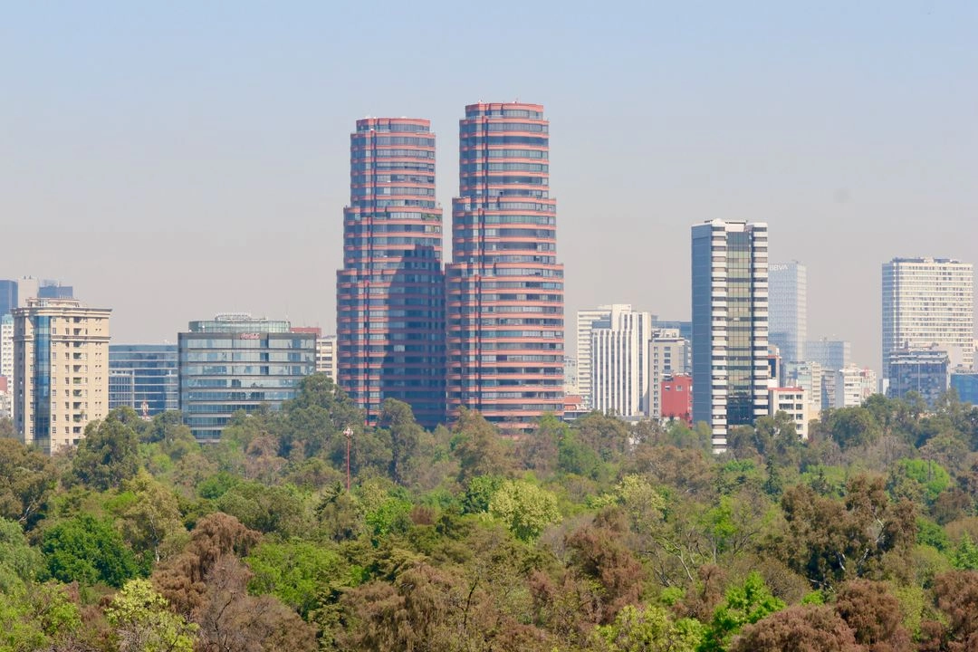 Imagen de archivo panorámica desde el Castillo de Chapultepec. Foto