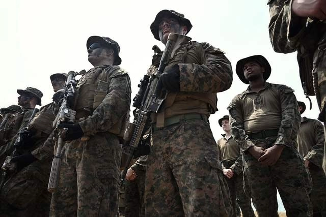 Infantes de marina estadounidenses en imagen de archivo. Foto Afp