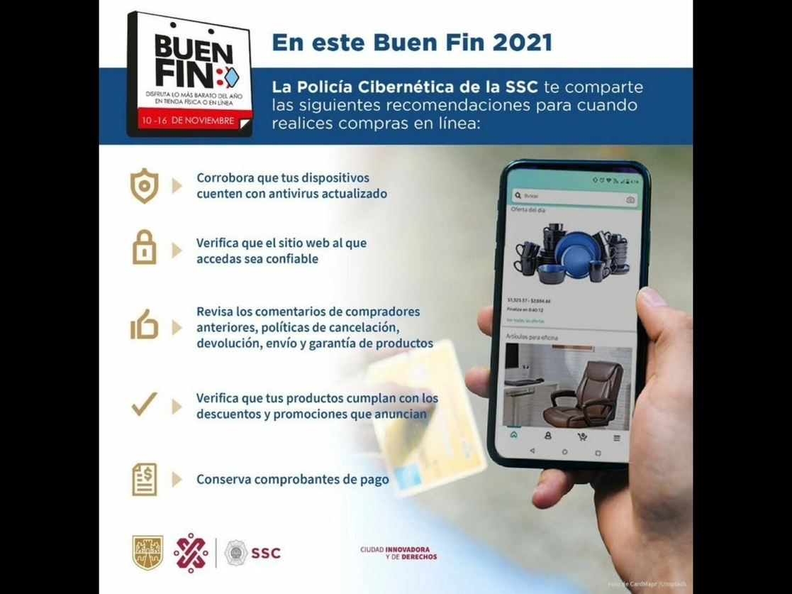 La Policía Cibernética dio a conocer algunas medidas preventivas para evitar la comisión de los delitos. Foto cortesía SSC 