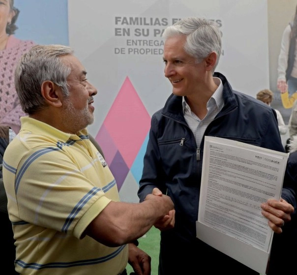 Alfredo Del Mazo expuso que este tipo de programas ha permitido que el Estado de México avance en el combate a la pobreza. Foto La Jornada