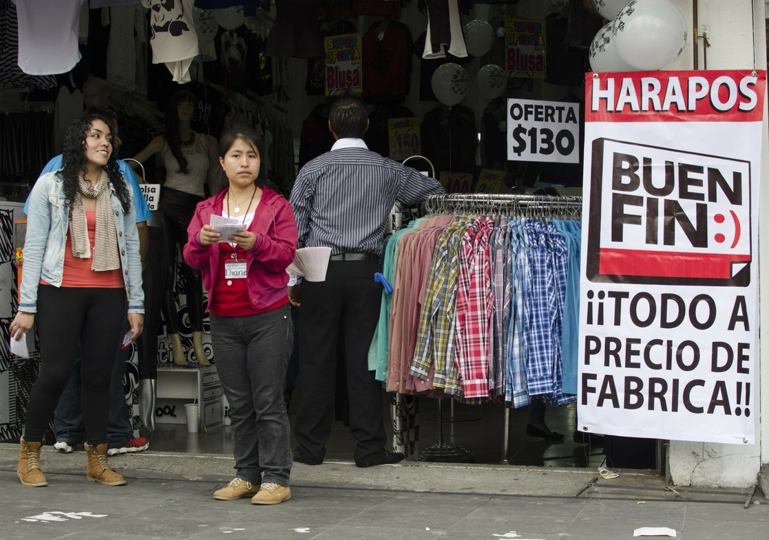 Una tienda en el Centro de México durante El Buen Fin. Foto Cuartoscuro