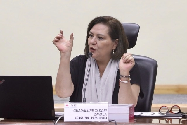 La consejera presidenta del INE, Guadalupe Taddei Zavala en imagen de archivo. Foto Roberto García