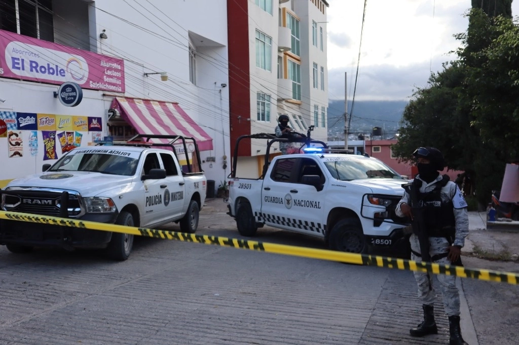 Elementos de la Guardia Nacional y de la Policía Ministerial de Guerrero acordonaron el 6 de octubre pasado la zona donde fueron hallados los restos del alcalde de Chilpancingo, Alejandro Arcos Catalán 