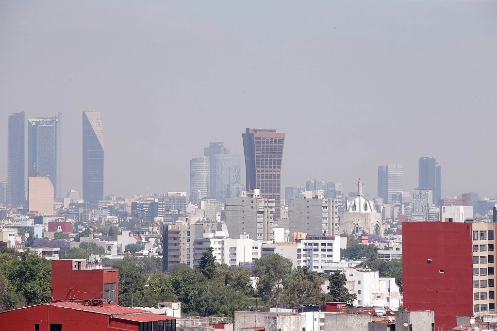 Contaminación en la CDMX en imagen de archivo. Foto María Luisa Severiano
