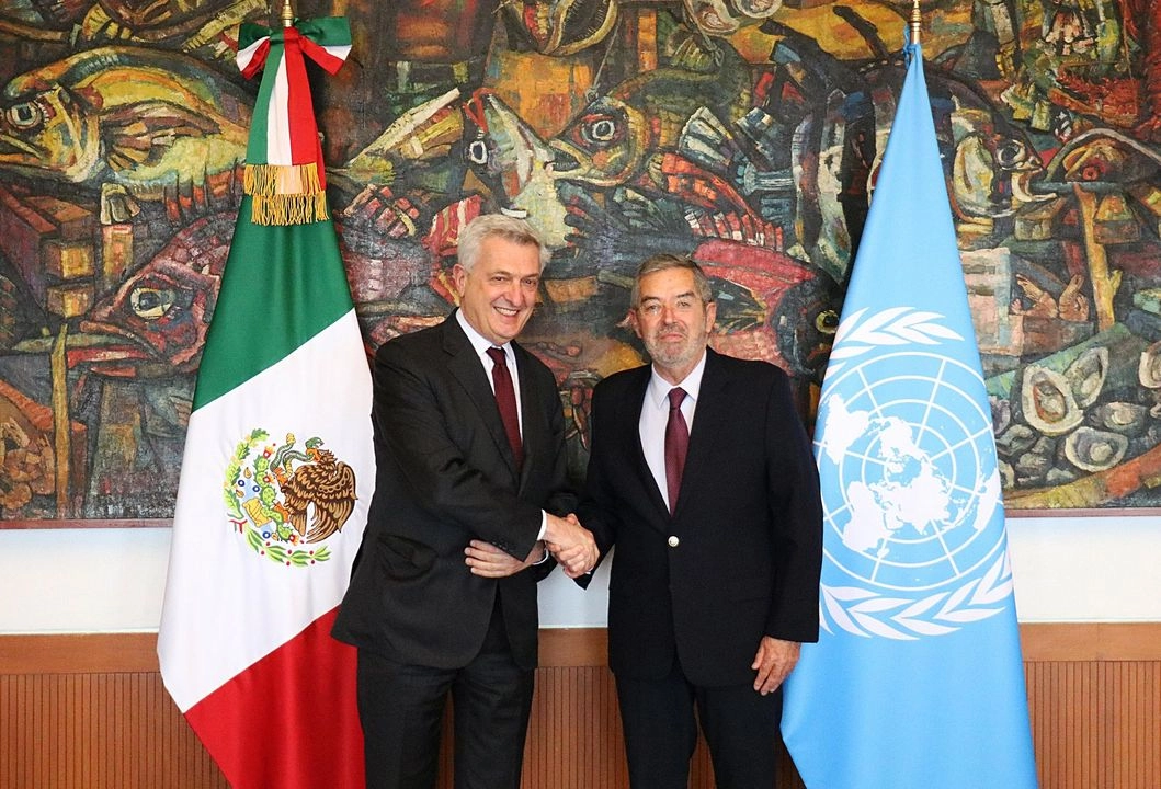 El Alto Comisionado sostuvo que México “continúa demostrando que la integración de las personas refugiadas es posible cuando hay voluntad política, políticas inclusivas y responsabilidad compartida”. Imagen tomada de @FilippoGrandi