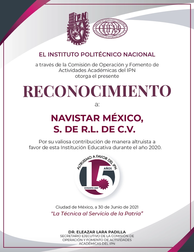 Foto. Cortesía Navistar México.