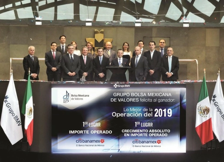 Citibanamex fue reconocido por la BMV como primer lugar de crecimiento absoluto durante 2019. Foto Cortesía Citibanamex