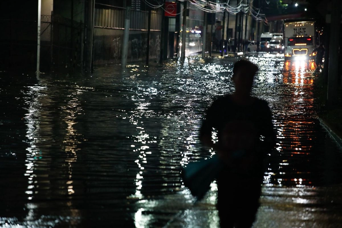 Inundaciones en la zona Oriente de la CDMX.
