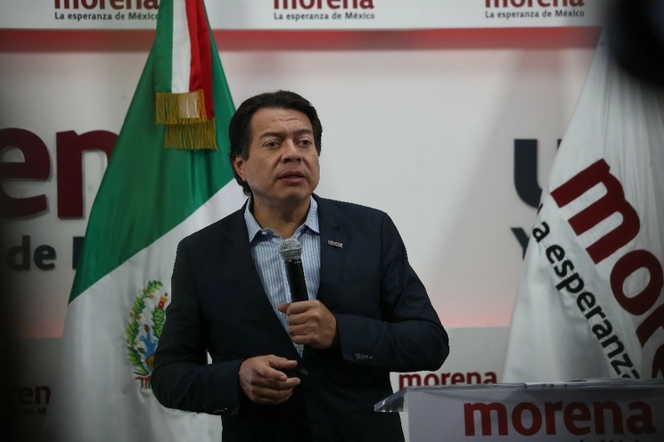 El dirigente de Morena, Mario Delgado. Foto Yazmín Ortega