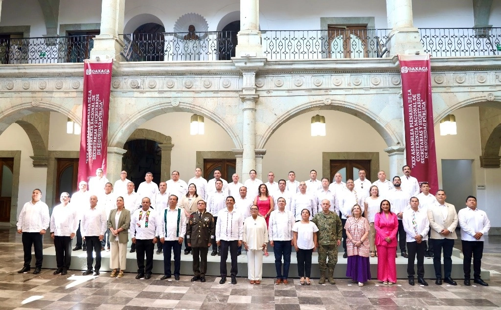 Se realizó la XXX Asamblea Plenaria de la Conferencia Nacional de Secretarias y Secretarios de Seguridad Pública. Foto SSPC
