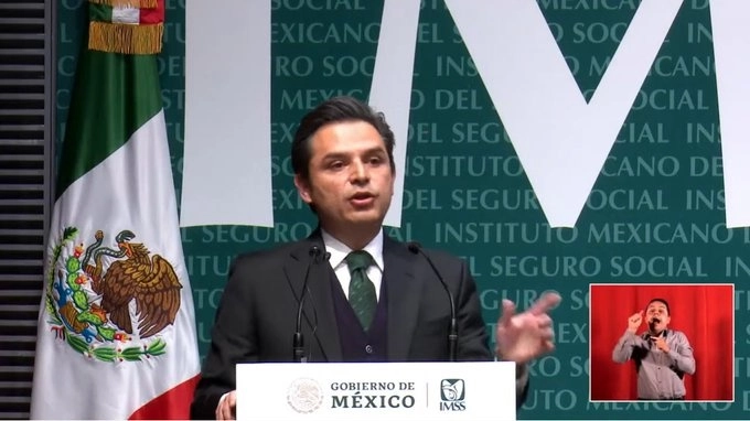 Zoe Robledo, director general del IMSS. Imagen tomada de https://twitter.com/Tu_IMSS