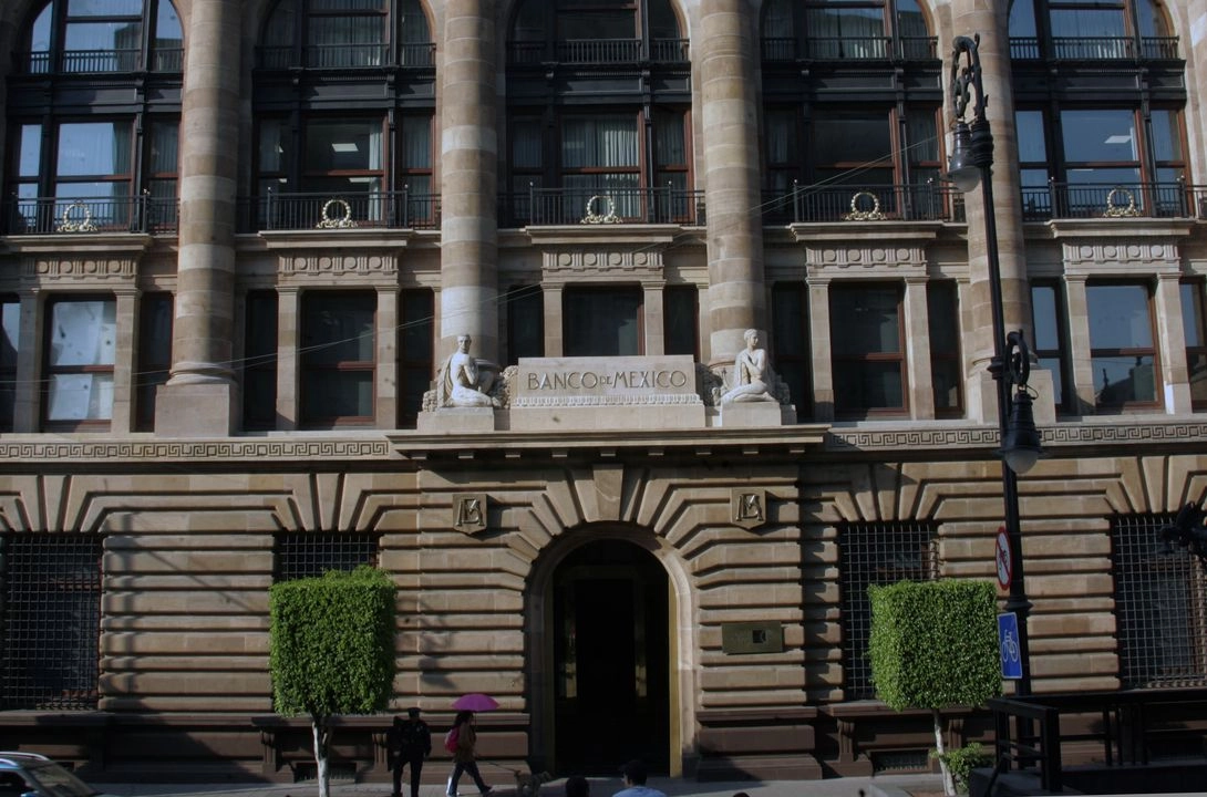 Sede del Banco de México en el Centro Histórico de la capital del país, el 15 de abril de 2025. Foto 