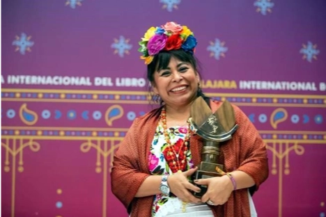 Marisol Ceh Moo, escritora maya ganadora del Premio de Literatura Indígenas de América 2019. Foto del PLIA