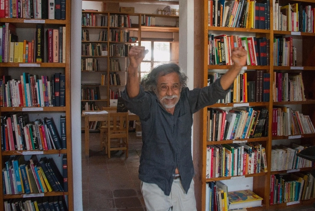 El maestro Francisco Toledo, fundador del Instituto de Artes Gráficas de Oaxaca (Iago). Foto Jorge A. Pérez Alfonso / Archivo