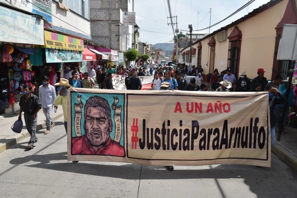 A un año de la desaparición y asesinato de Arnulfo Cerón, comuneros de Guerrero piden se haga justicia. Foto Twitter @Tlachinollan