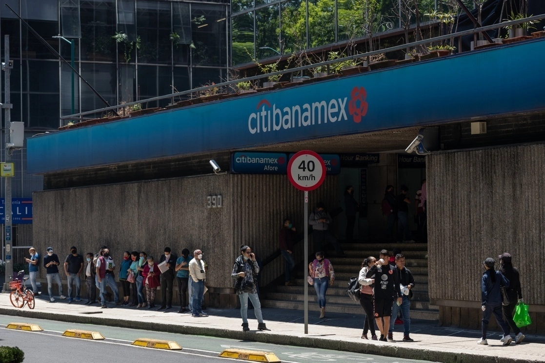 Sucursal de Citibanamex. Foto Pablo Ramos / Archivo
