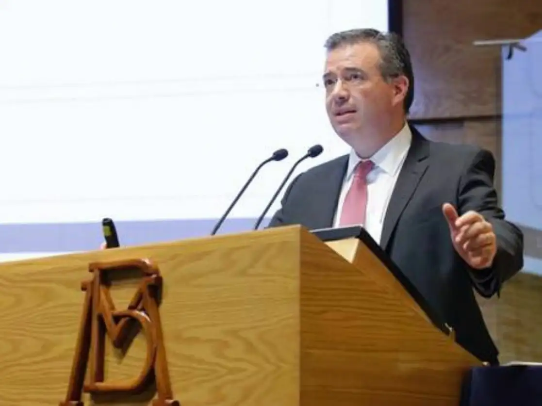 Alejandro Díaz de León, gobernador del Banco de México. Foto Roberto García Ortiz / Archivo