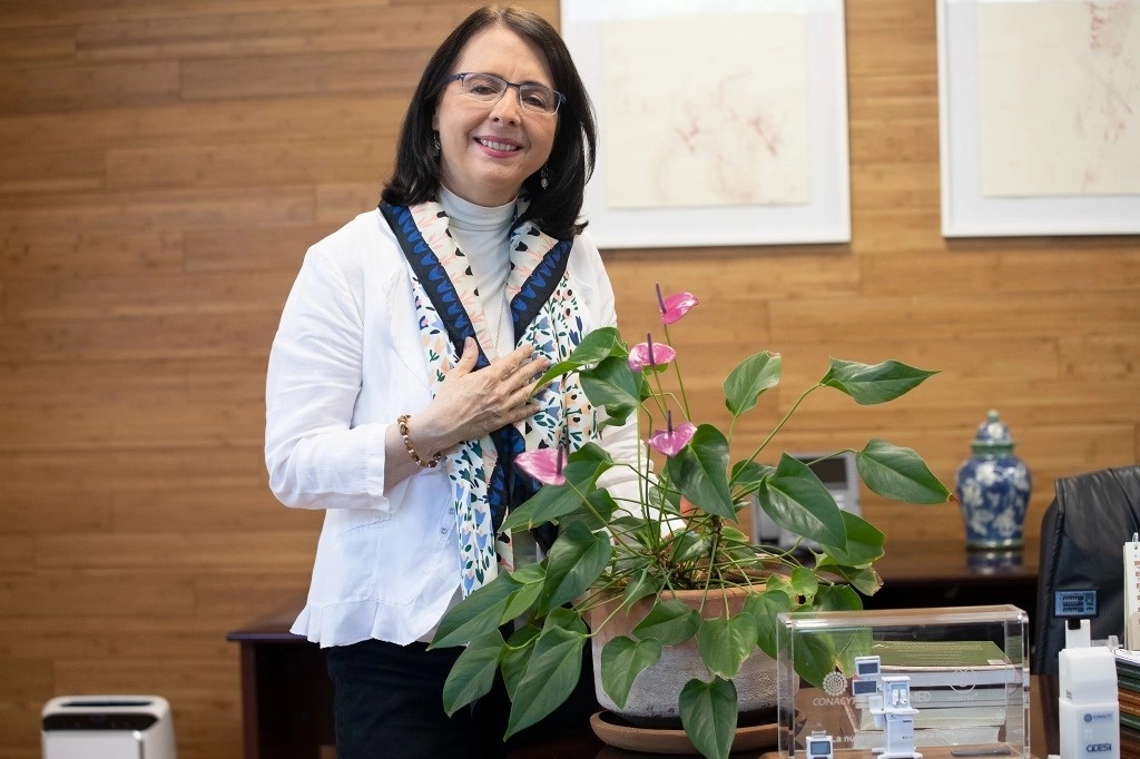 De 2002 a 2018, el país cayó 16 escalones en innovación científica, asegura la titular del Conahcyt, antes Conacyt. Foto María Luisa Severiano 