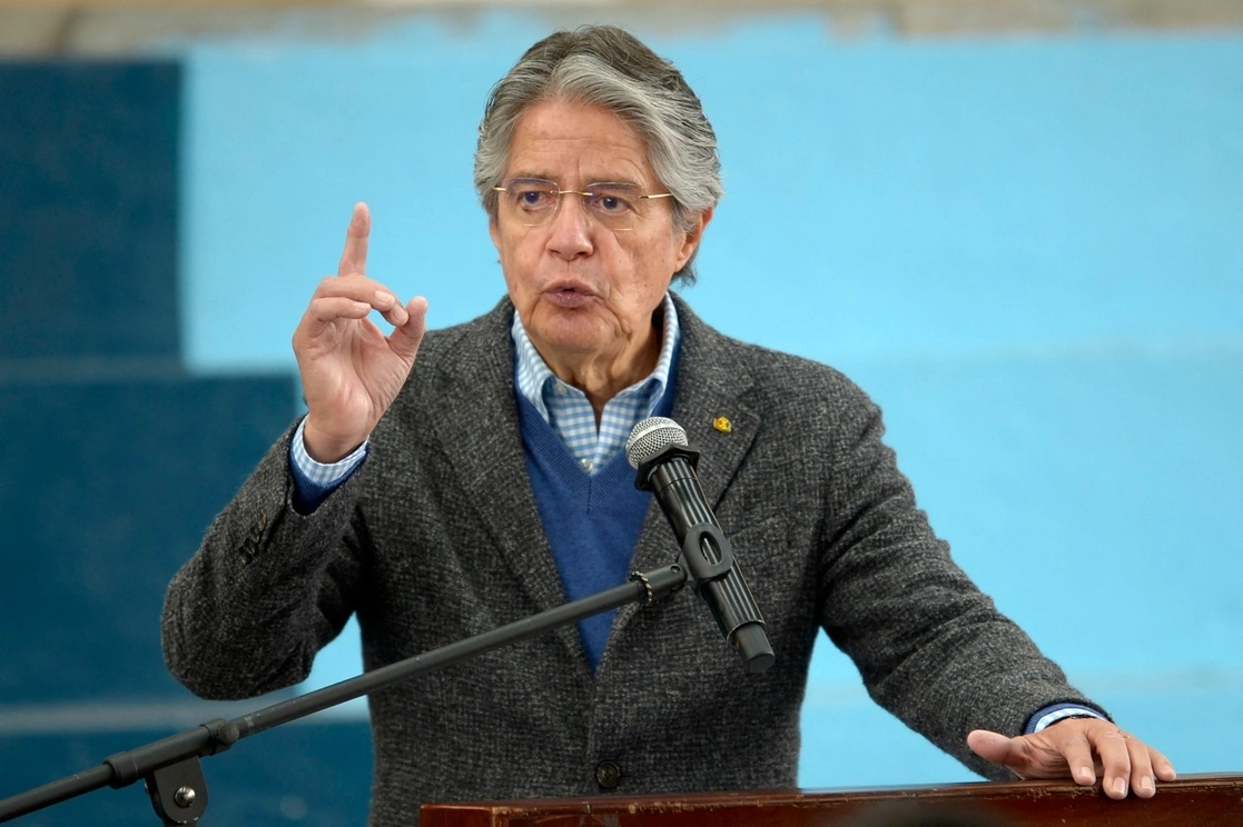 Guillermo Lasso, presidente de Ecuador. Foto Afp
