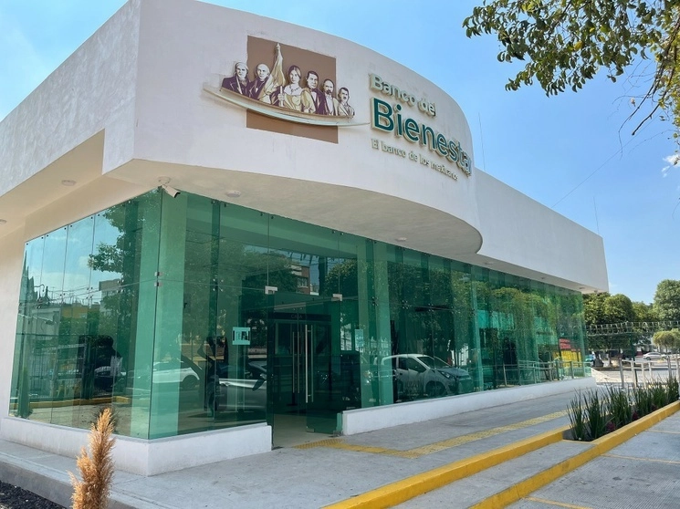 Sucursal del Banco Bienestar en la CDMX. Foto María Luisa Severiano / Archivo