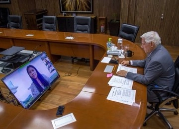 El titular de Agricultura participó en el Consejo Nacional de la Agenda 2030 para el Desarrollo Sostenible. Foto cortesía Sader