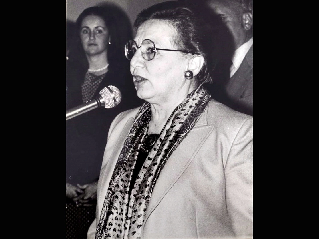 En los 61 años que vivió en México, la maestra Raquel Tibol llegó a ser la máxima autoridad en materia de artes plásticas. Foto cortesía de Nora Satanowsky 