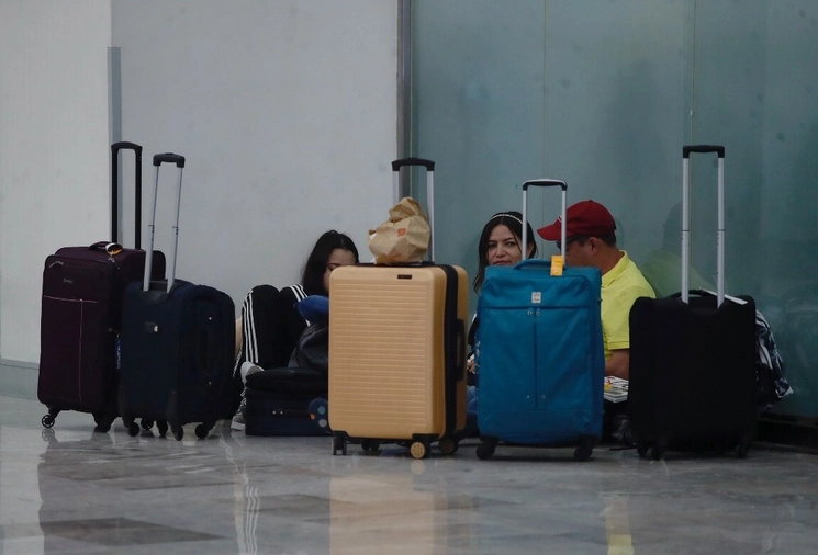 La reducción de operaciones en el AICM afectará de manera la llegada de turismo al país. Foto Cristina Rodríguez