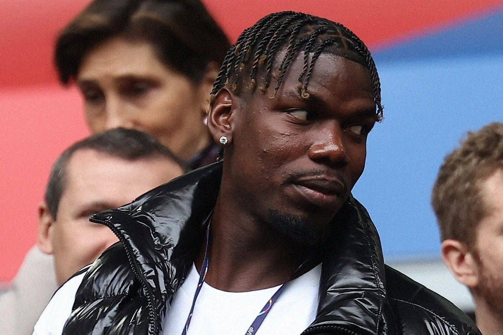 La suspensión por dopaje del futbolista francés Paul Pogba se ha reducido a 18 meses desde los cuatro años iniciales, según informó el Tribunal de Arbitraje Deportivo. Imagen del 1 de julio de 2024. Foto Afp