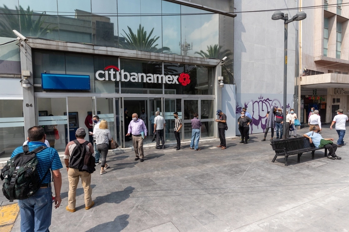 Sucursal de Citibanamex en la Ciudad de México. Foto Pablo Ramos / Archivo