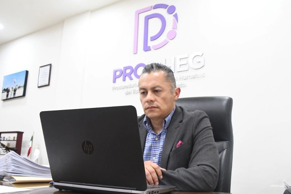 Vicente Esqueda Méndez, titular de la Procuraduría de los Derechos Humanos del Estado de Guanajuato. Foto Carlos García