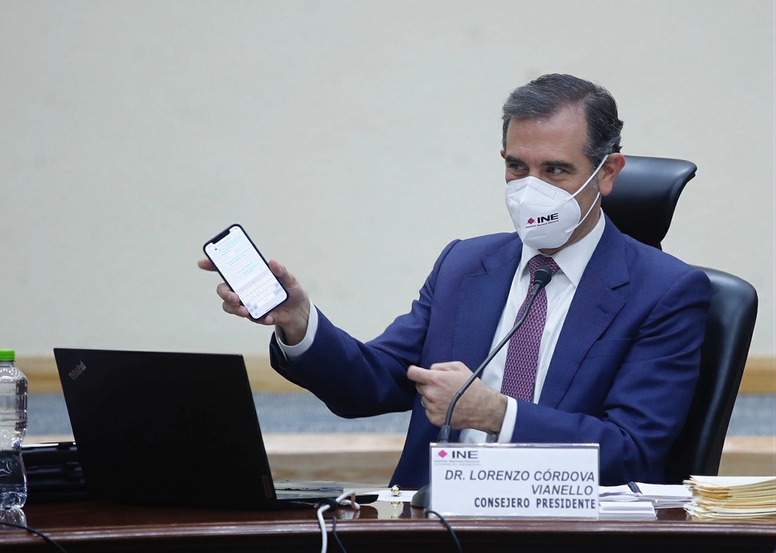Lorenzo Córdova, consejero presidente del INE. Foto Cristina Rodríguez 
