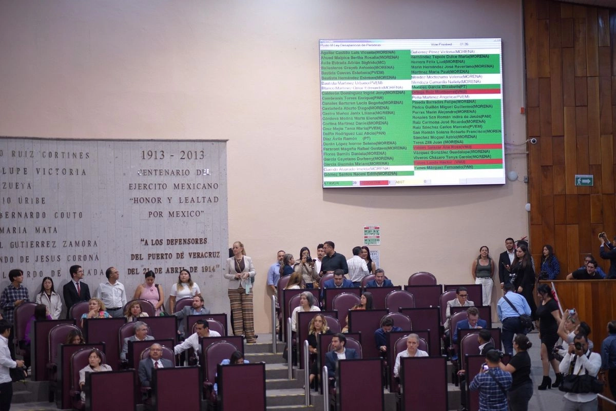 El Congreso de Veracruz aprobó, con 41 votos a favor y tres en contra, reformas a la Ley en materia de desaparición de personas que incorporan el uso de tecnología y herramientas forenses para la localización de no localizados. La iniciativa, enviada por la gobernadora Rocío Nahle García, busca acelerar los procesos de búsqueda e identificación. Foto