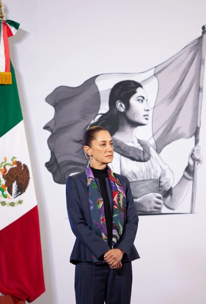 La presidenta Claudia Sheinbaum durante su conferencia de este jueves 5 de diciembre. Foto Cuartoscuro

