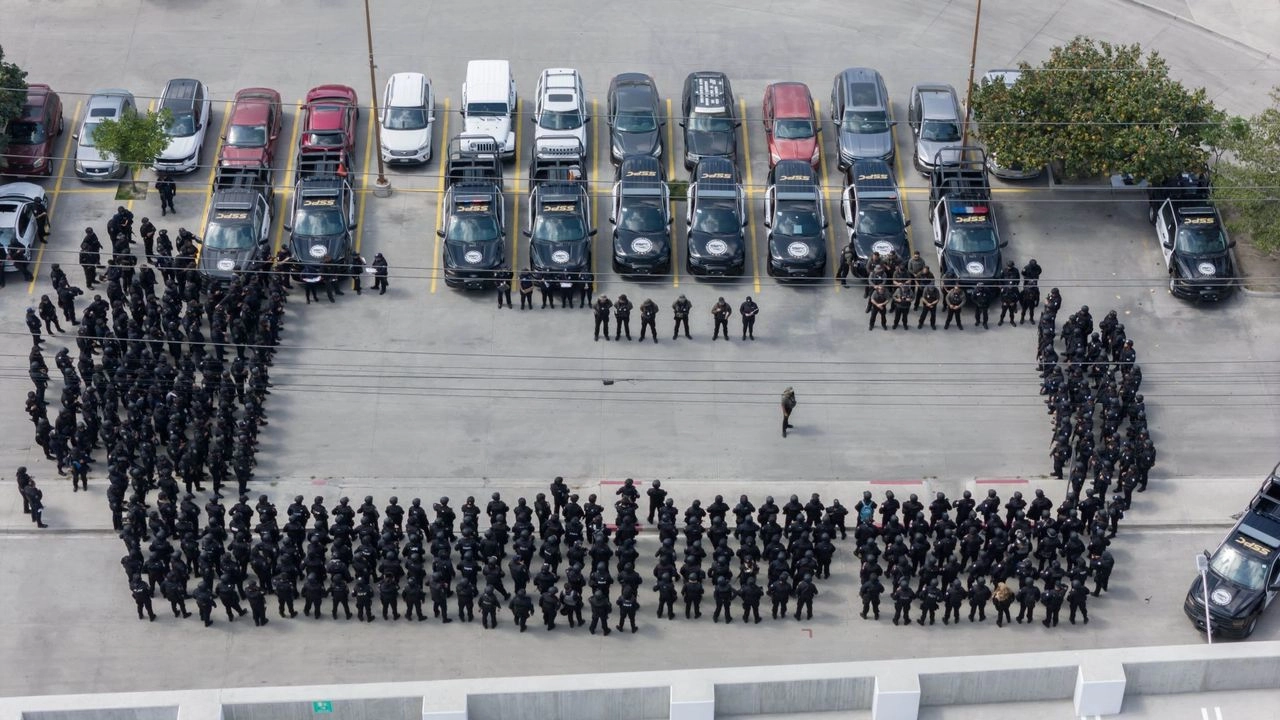 Fueron desplegados 320 elementos y 80 vehículos de la Secretaría de Seguridad y Protección Ciudadana  “que estarán realizando recorridos de seguridad y vigilancia en siete colonias prioritarias" de esa ciudad fronteriza 
