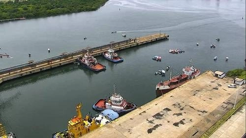 Puerto marítimo Lázaro Cárdenas, en Michoacán. Foto cortesía AMANC