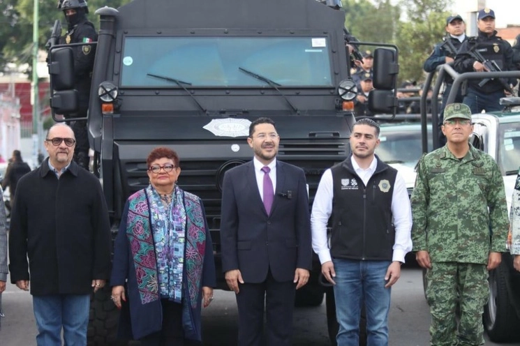 El gobierno de la Ciudad de México puso en marcha un operativo para reforzar la seguridad en la alcaldía Venustiano Carranza, el 23 de agosto de 2023. Foto cortesía SSC-CDMX